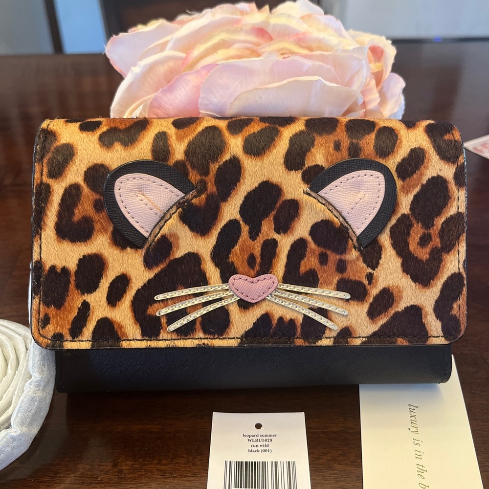 Kate Spade leopard crossbody